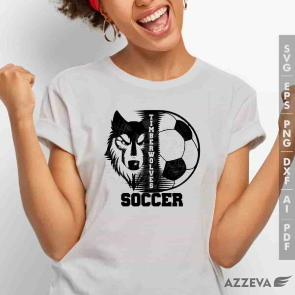 timberwolf soccer svg tshirt design azzeva.com 23100279
