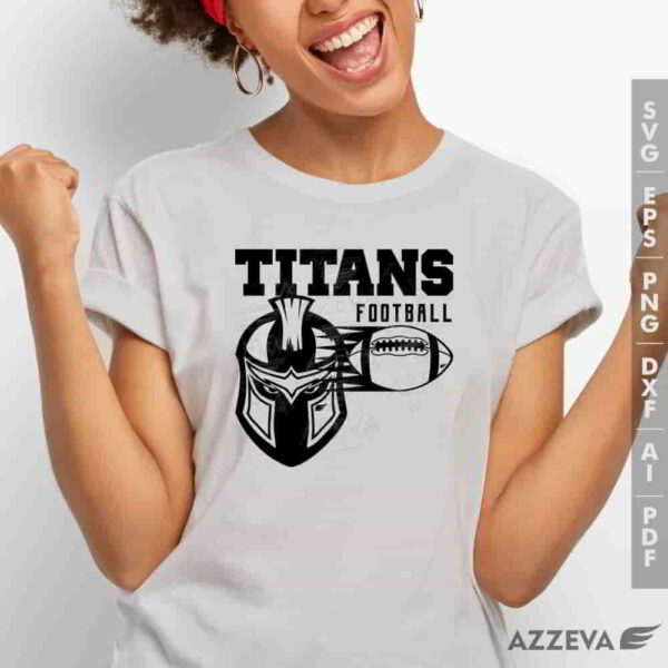 titan football svg tshirt design azzeva.com 23100481