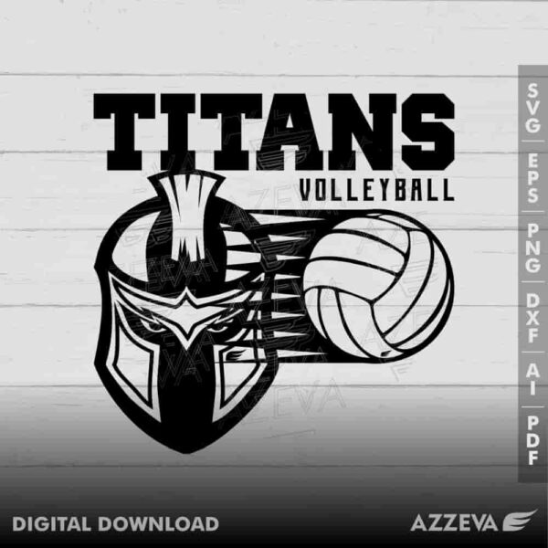 titan volleyball svg design azzeva.com 23100441