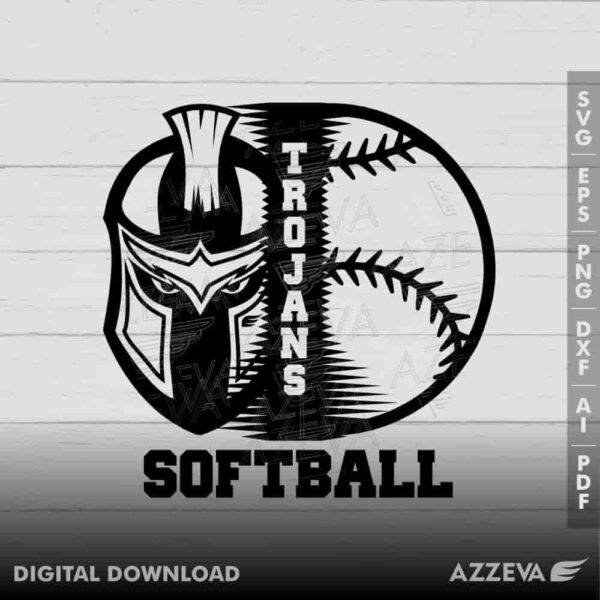 trojan softball svg design azzeva.com 23100247