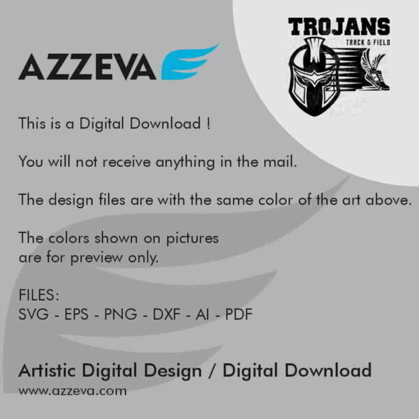 trojan track field svg design readme azzeva.com 23100684