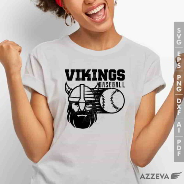 viking baseball svg tshirt design azzeva.com 23100548