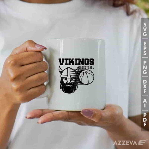 viking basketball svg mug design azzeva.com 23100508