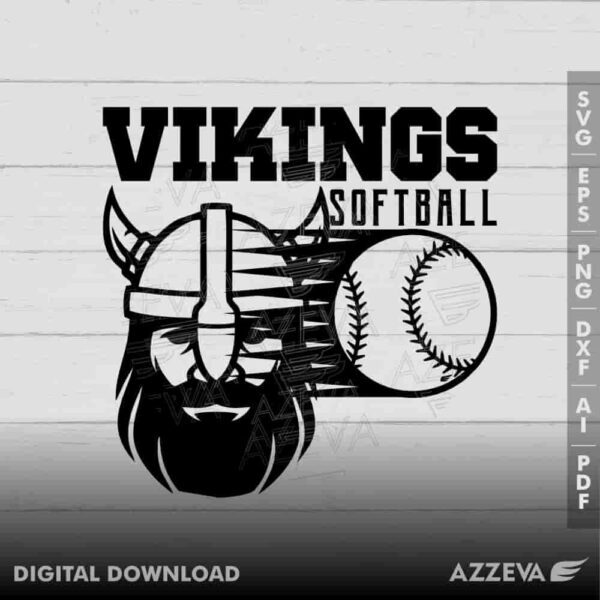 viking softball svg design azzeva.com 23100588