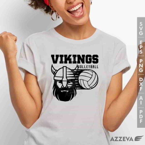 viking volleyball svg tshirt design azzeva.com 23100428