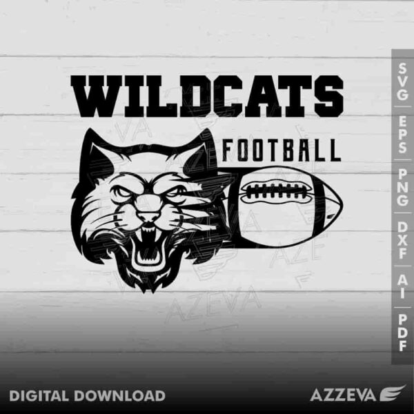 wildcat football svg design azzeva.com 23100476