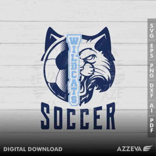 wildcat soccer svg design azzeva.com 23100801