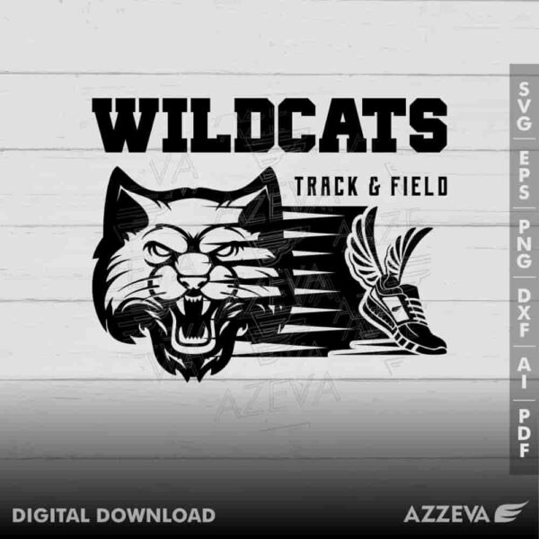 wildcat track field svg design azzeva.com 23100676