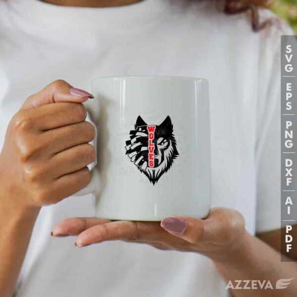 wolf cheerleading svg mug design azzeva.com 23100815