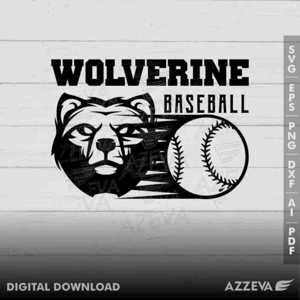 wolverine baseball svg design azzeva.com 23100559