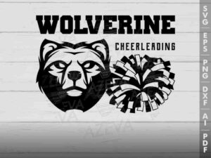 wolverine cheerleading svg design azzeva.com 23100719