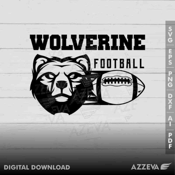 wolverine football svg design azzeva.com 23100479