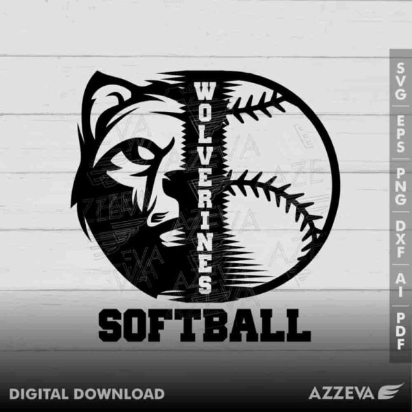 wolverine softball svg design azzeva.com 23100243