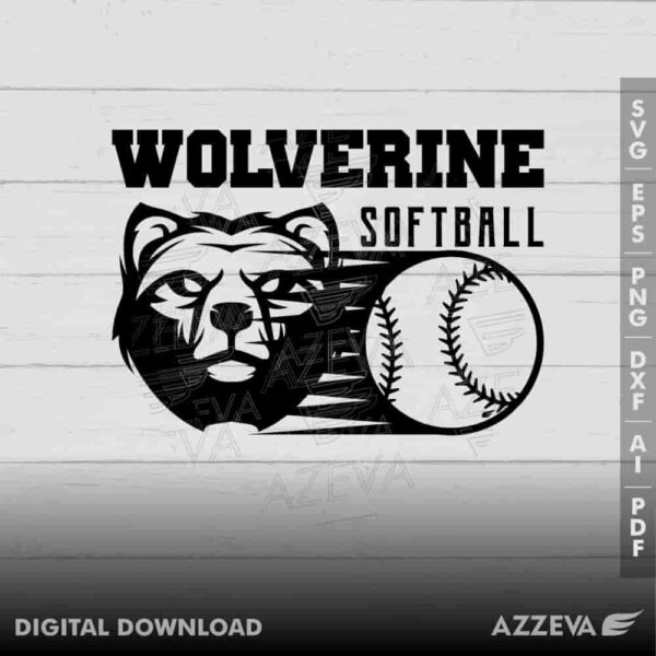 wolverine softball svg design azzeva.com 23100599