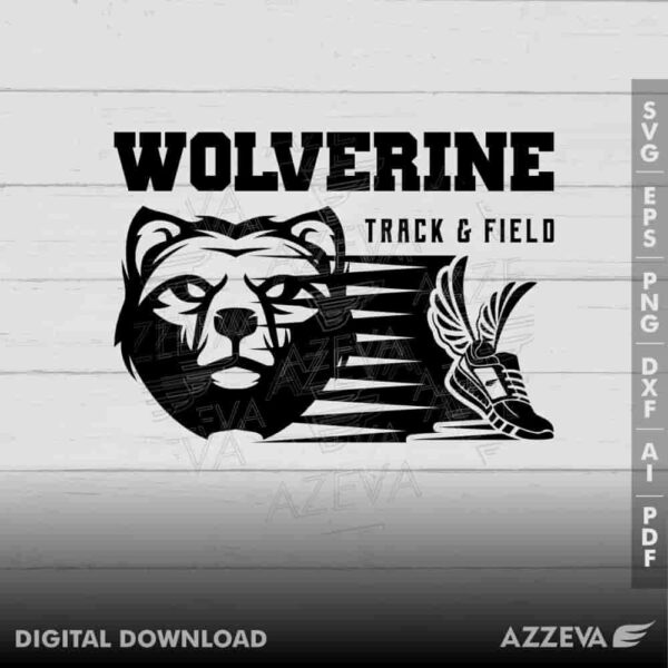 wolverine track field svg design azzeva.com 23100679
