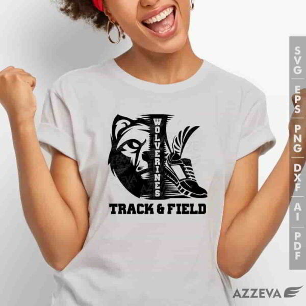 wolverine track field svg tshirt design azzeva.com 23100343