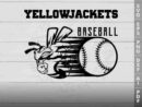 yellowjacket baseball svg design azzeva.com 23100550