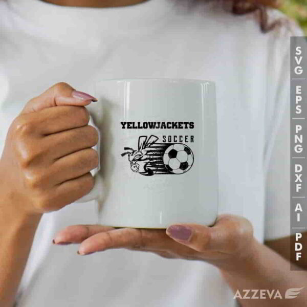 yellowjacket soccer svg mug design azzeva.com 23100630