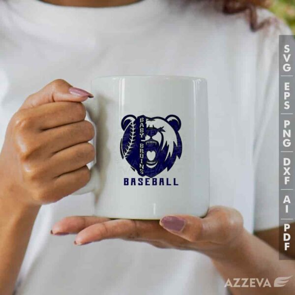 baby bruin baseball svg mug design azzeva.com 23100871