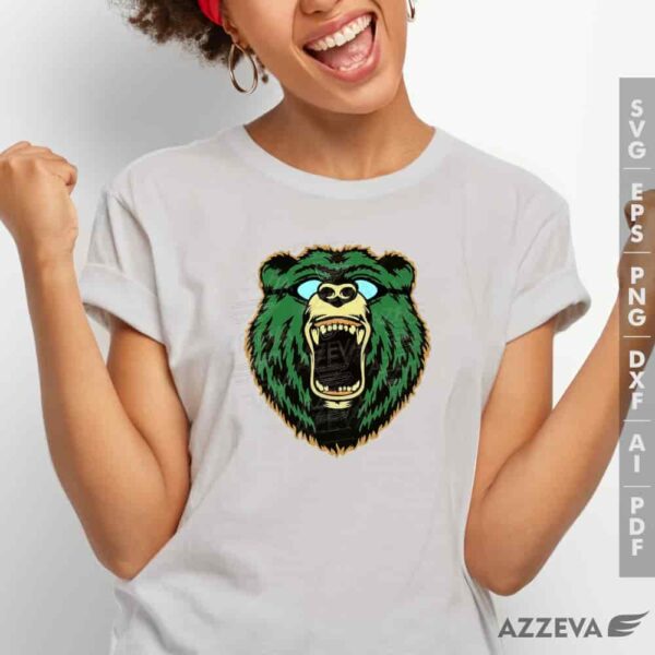 bear swimming svg tshirt design azzeva.com 23100895