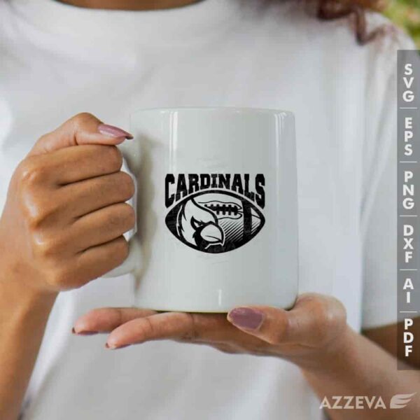 cardinal football svg mug design azzeva.com 23100898