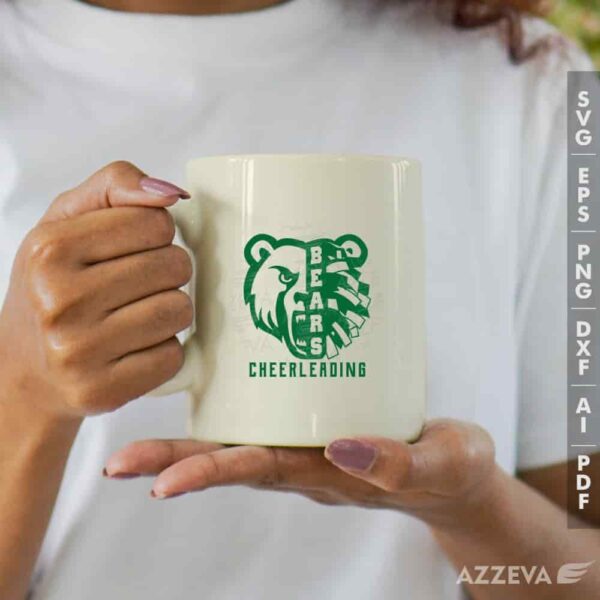 golden bear cheerleading svg mug design azzeva.com 23100943