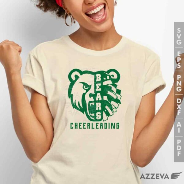 golden bear cheerleading svg tshirt design azzeva.com 23100943