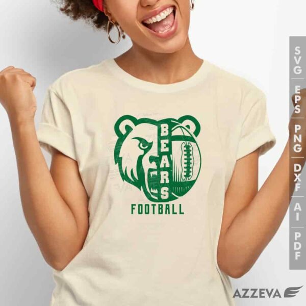golden bear football svg tshirt design azzeva.com 23100937