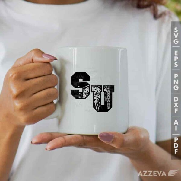 jaguar in su letter svg mug design azzeva.com 23100882