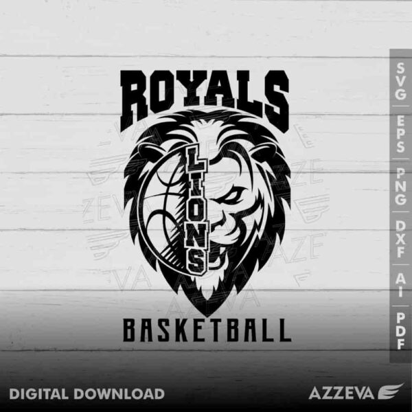 lion basketball svg design azzeva.com 23100900