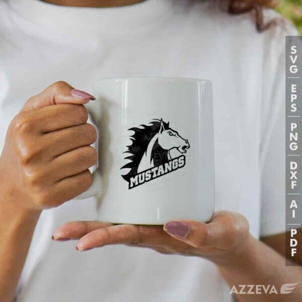 mustang logo svg mug design azzeva.com 23100885