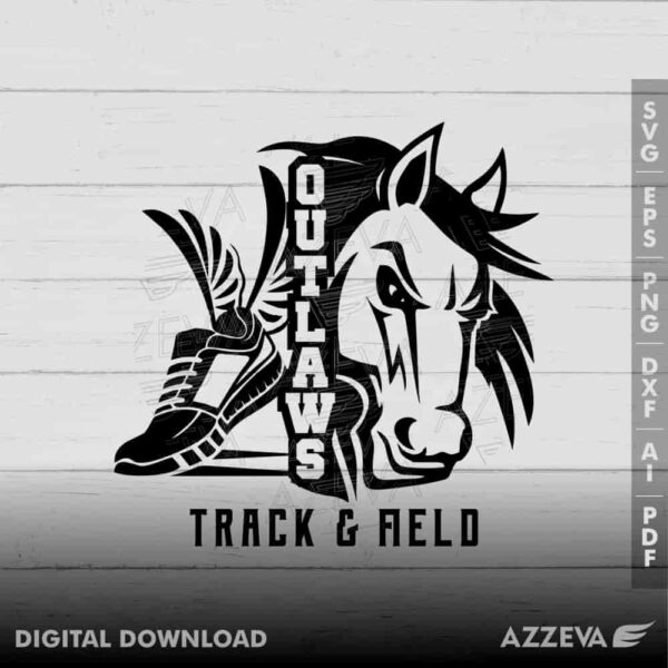 outlaws track field svg design azzeva.com 23100901