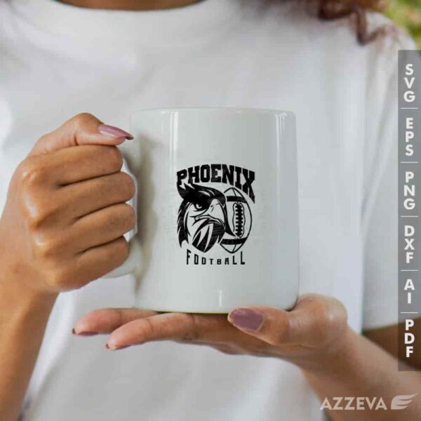phoenix football svg mug design azzeva.com 23100927