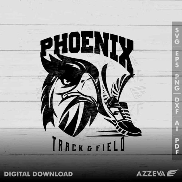 phoenix track field svg design azzeva.com 23100933