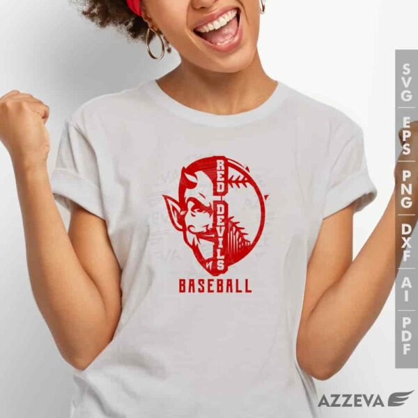 red devil baseball svg tshirt design azzeva.com 23100870