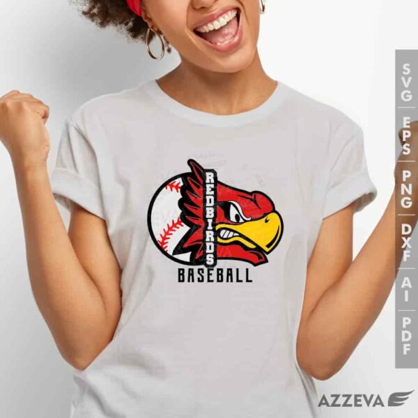 redbird baseball svg tshirt design azzeva.com 23100891