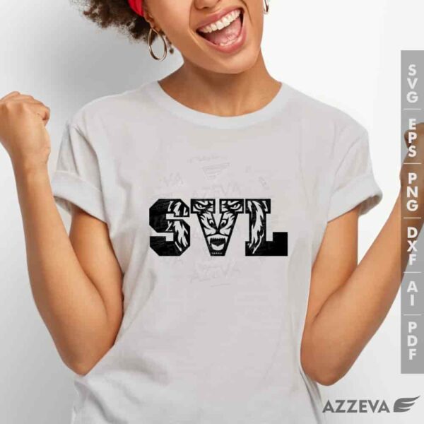 tiger in svl letters svg tshirt design azzeva.com 23100935