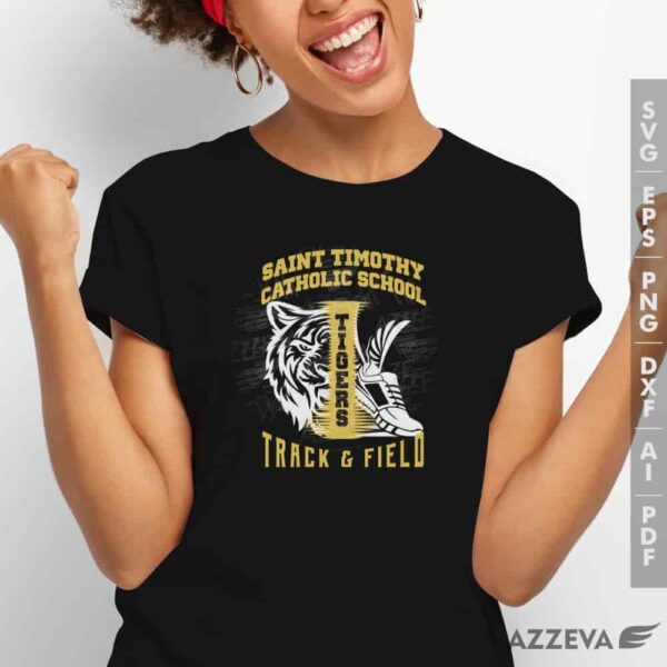 tiger track field svg tshirt design azzeva.com 23100888