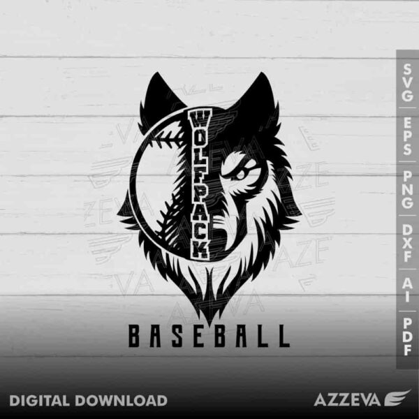 wolfpack baseball svg design azzeva.com 23100893