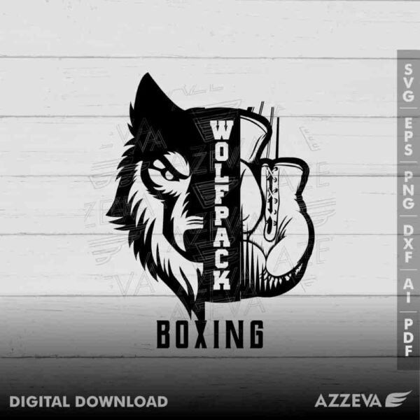 wolfpack boxing svg design azzeva.com 23100912