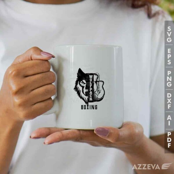 wolfpack boxing svg mug design azzeva.com 23100912