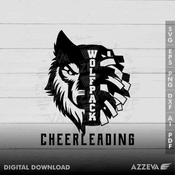 wolfpack cheerleading svg design azzeva.com 23100909