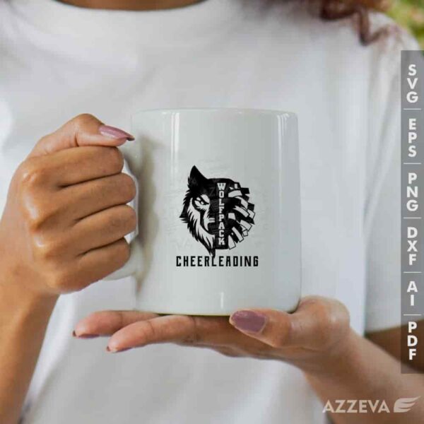 wolfpack cheerleading svg mug design azzeva.com 23100909