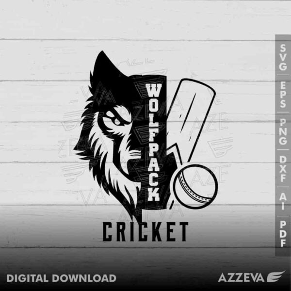 wolfpack cricket svg design azzeva.com 23100918
