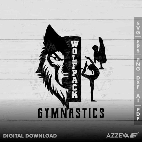 wolfpack gymnastics svg design azzeva.com 23100923
