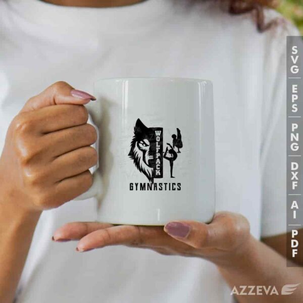wolfpack gymnastics svg mug design azzeva.com 23100923