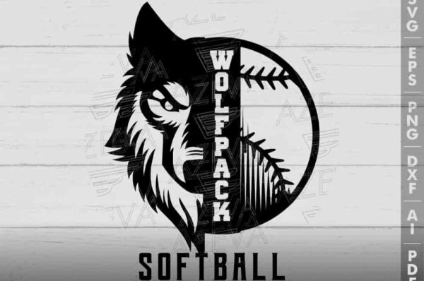wolfpack softball svg design azzeva.com 23100907
