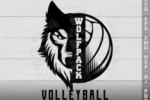 wolfpack volleyball svg design azzeva.com 23100905
