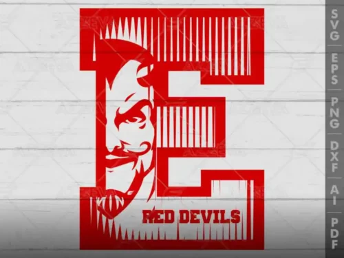 dc red devil in e letter c design azzeva com