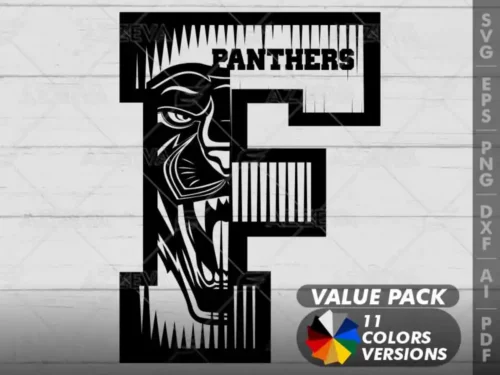 db panther in f letter c design azzeva com